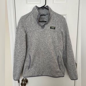 L.L. Bean gray sweater pullover. Size XS